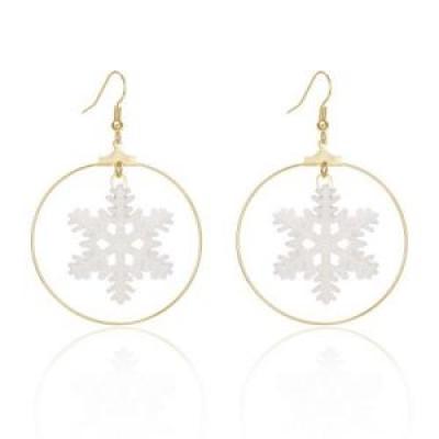 Christmas earrings Christmas  alloy  oil pendant earrings Christmas Hook drop earrings jewelry  