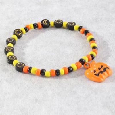 Halloween fashion jewelry Halloween Alloy Beaded Bracelet - 副本