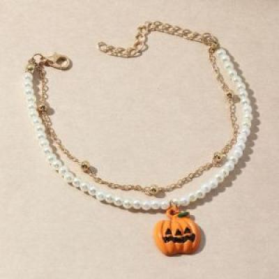 Halloween fashion jewelry Halloween Alloy Beaded Bracelet - 副本