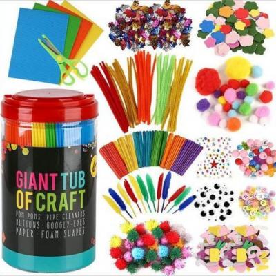 Hot Selling Creative Homeschool Supplies Arts Set Diy Craft Kit For Kids Craft Education