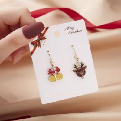 Xmas Pendant Earrings Alloy Earrings 