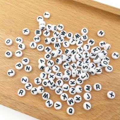 alphabet beads