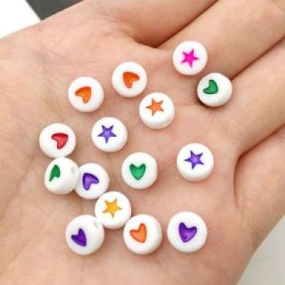 symbol color letter beads